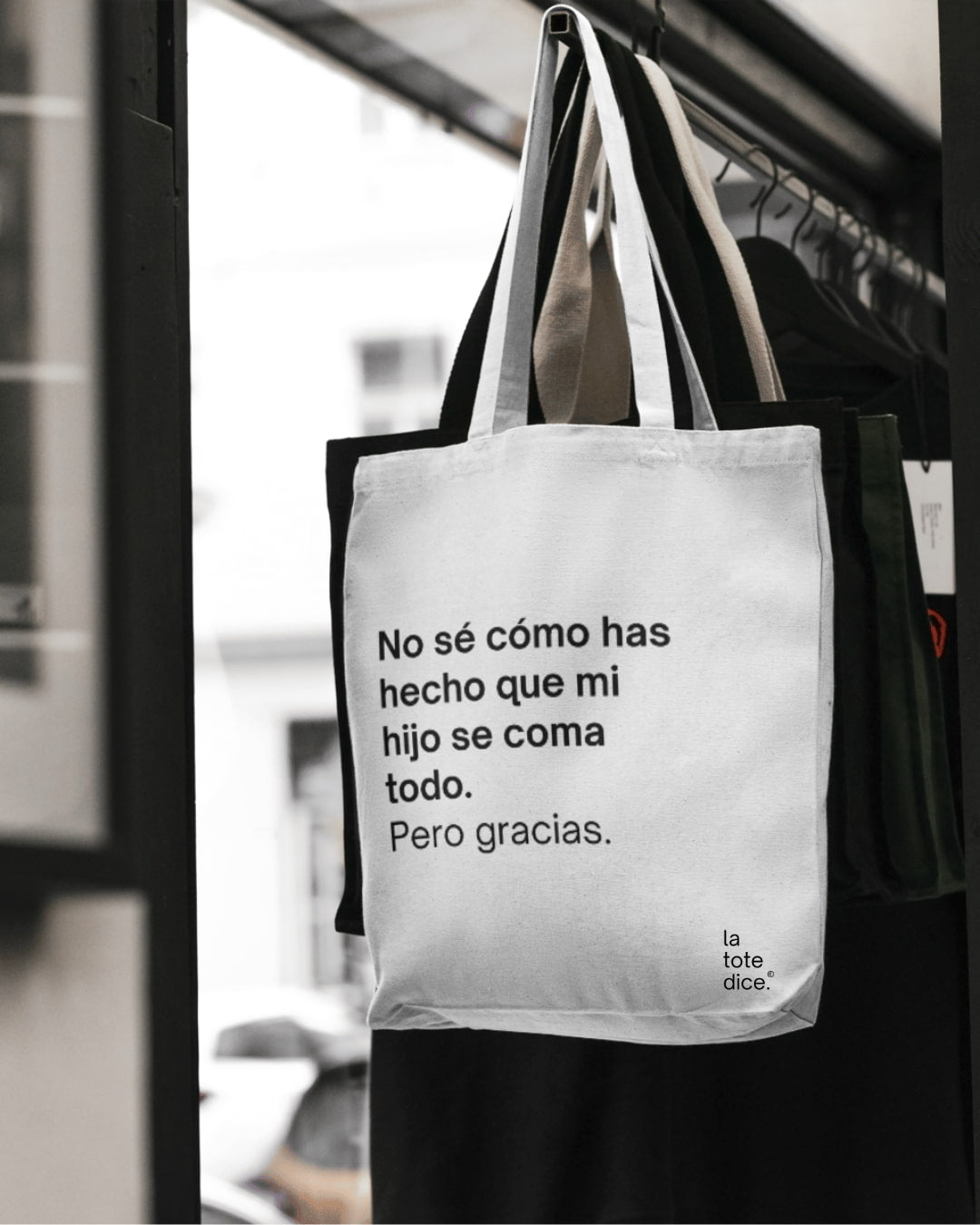 Totebag monitor de comedor