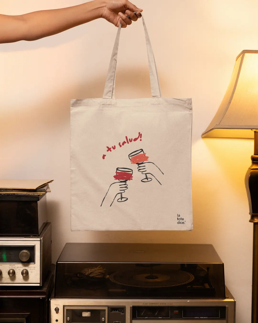 Totebag de vinos - a tu salud!