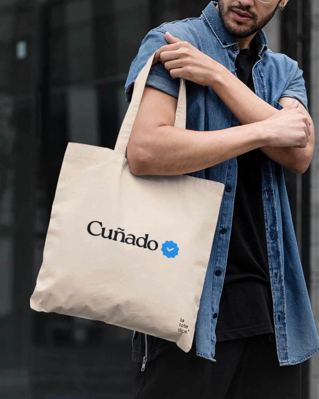 Totebag cuñado verificado