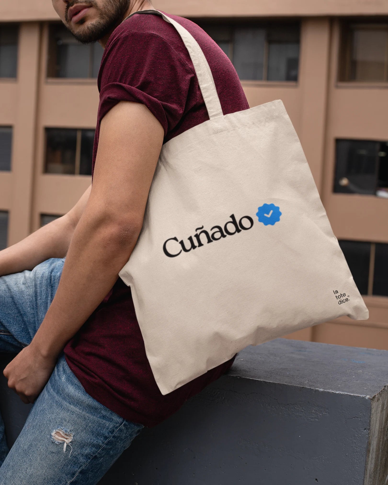 Totebag cuñado verificado